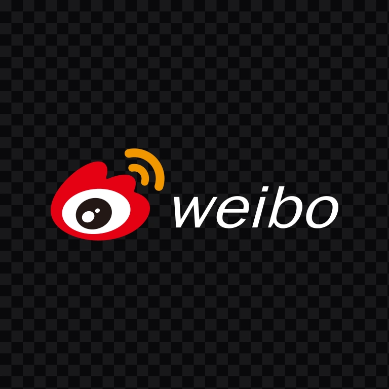 Weibo light logo SVG