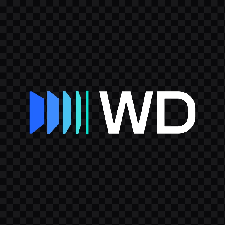 Western Digital light logo SVG