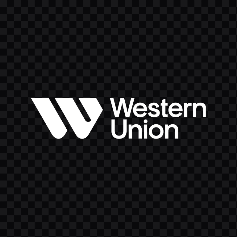 Western Union white logo PNG