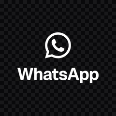 WhatsApp white logo PNG