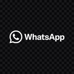 WhatsApp white logo PNG