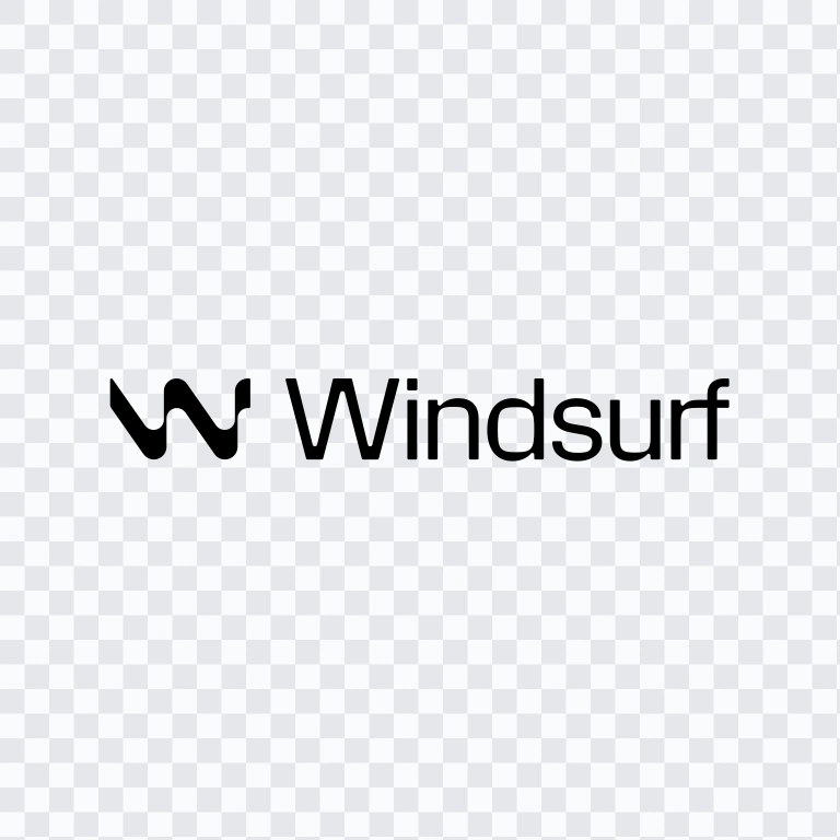 Windsurf black logo SVG