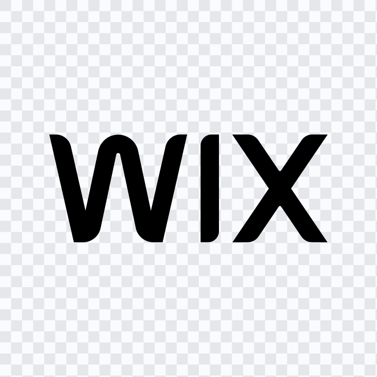 Wix black logo SVG