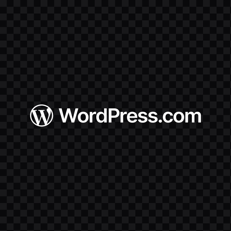 WordPress white logo SVG
