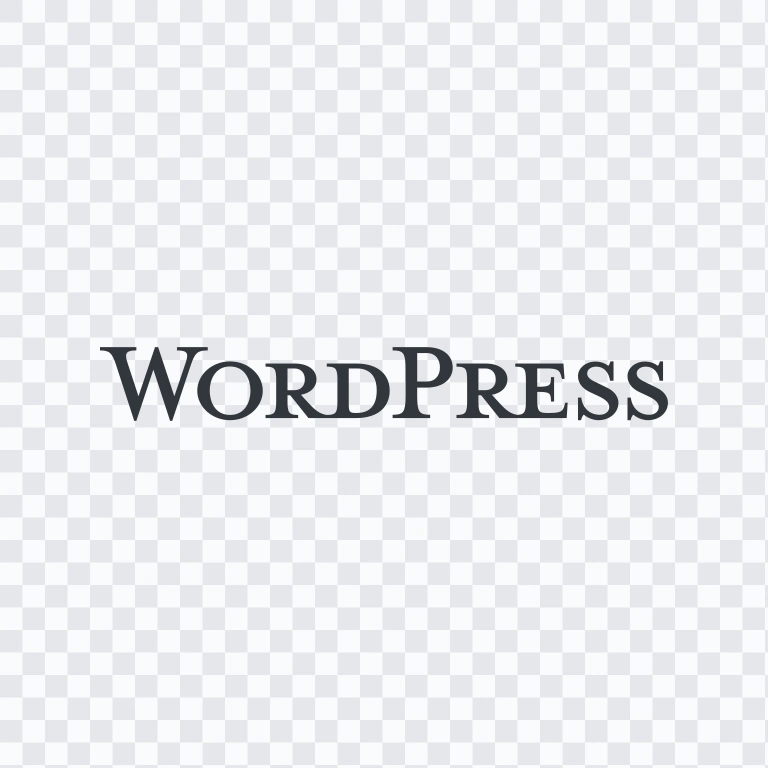 WordPress colored wordmark SVG