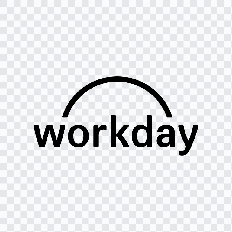 Workday black logo SVG