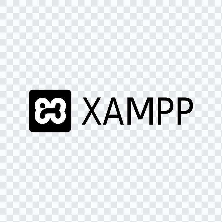 logo XAMPP hitam SVG