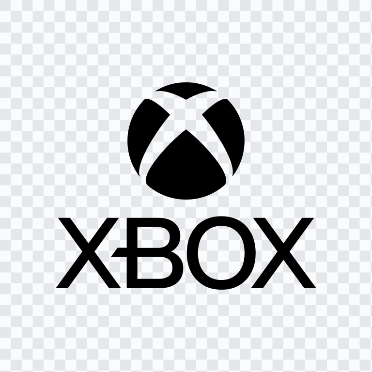Xbox black logo SVG