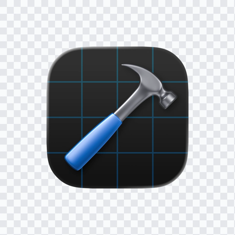logo Xcode berwarna PNG