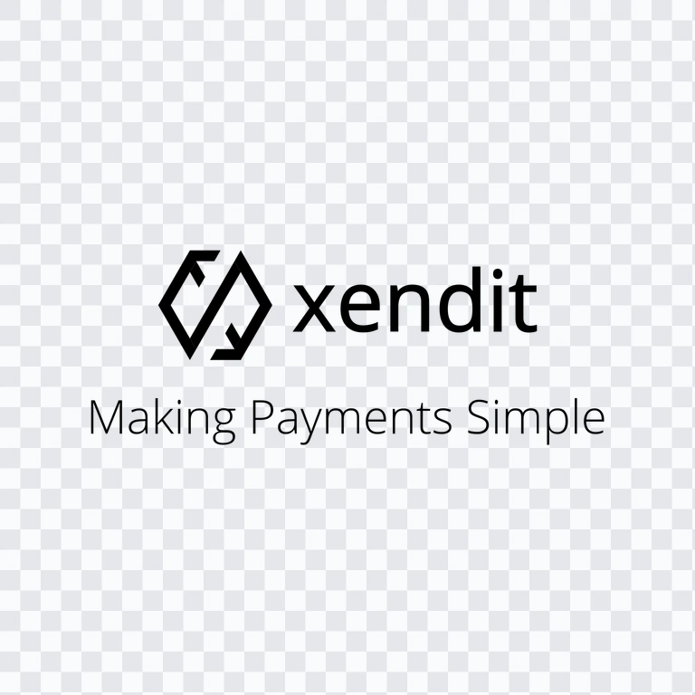 Xendit black logo PNG