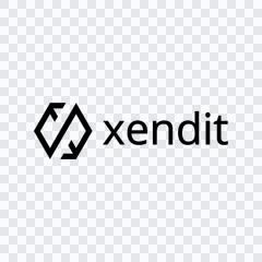 Xendit black logo PNG