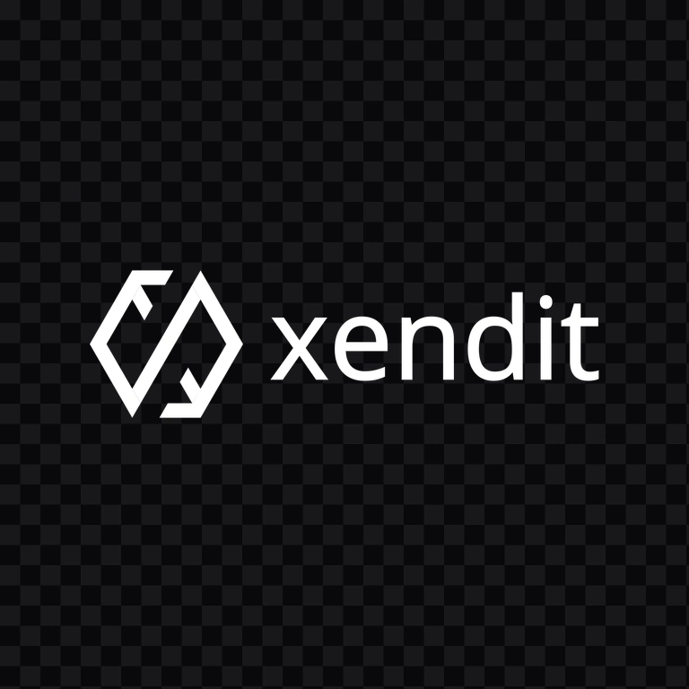 Xendit white logo PNG