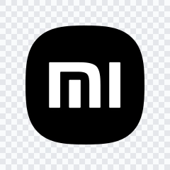 Xiaomi black icon SVG