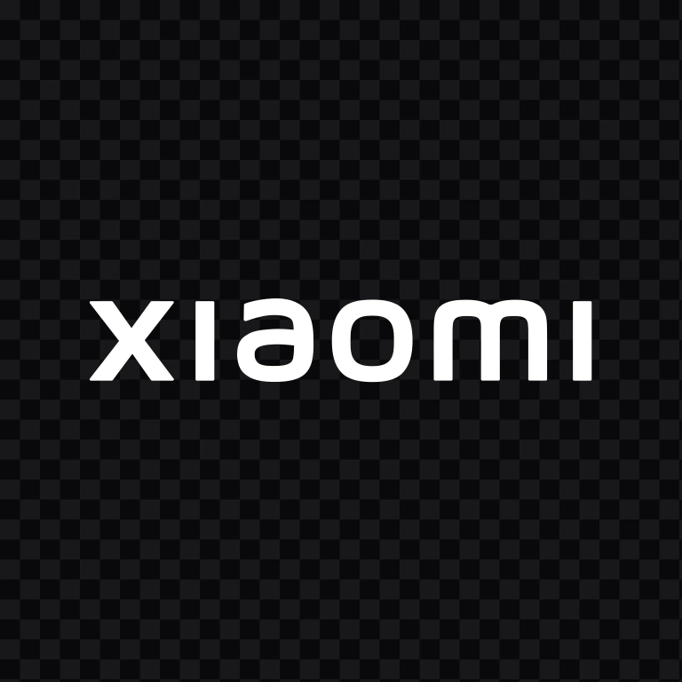 Xiaomi white wordmark SVG