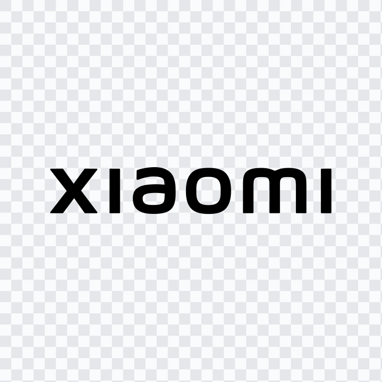 Xiaomi black wordmark SVG