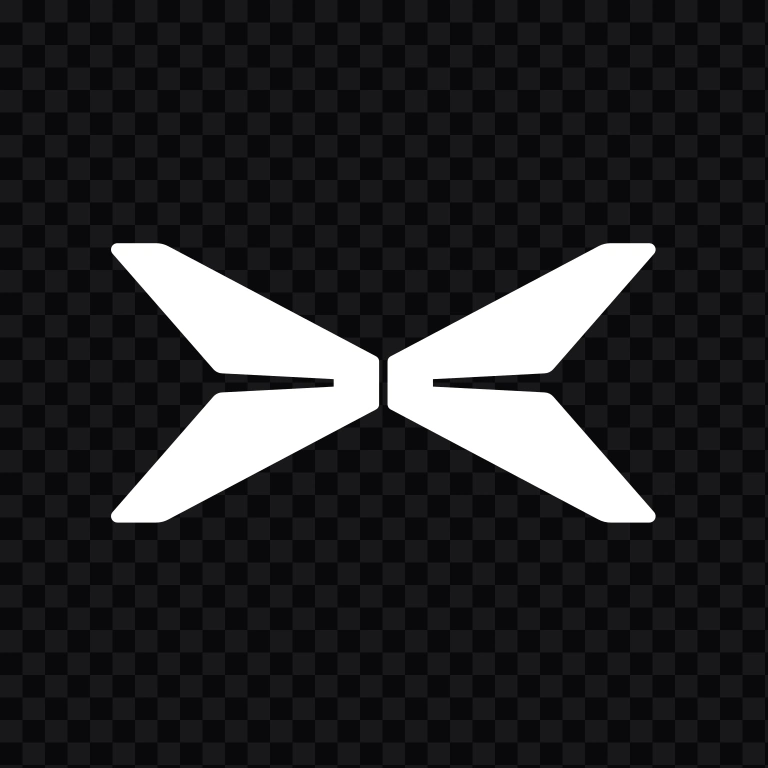 XPENG white logo mark SVG