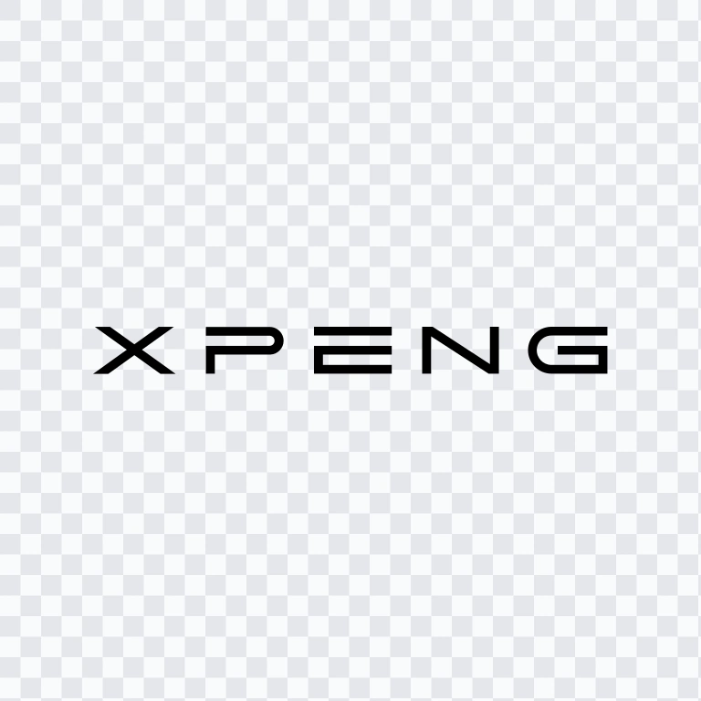 XPENG colored wordmark SVG