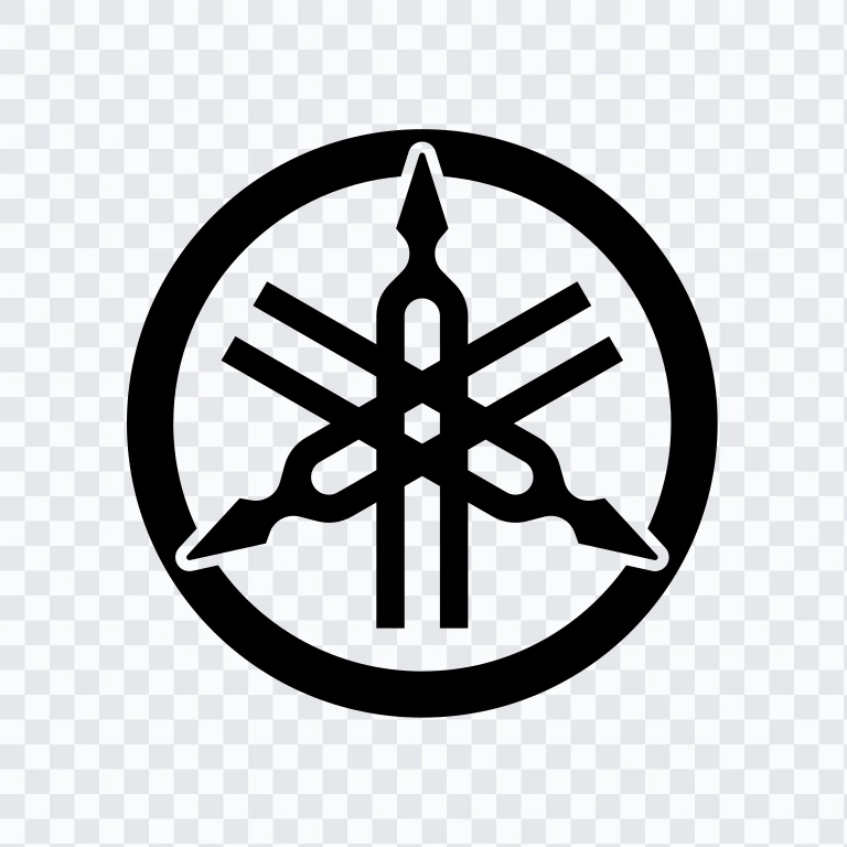Yamaha Motor black logo mark SVG