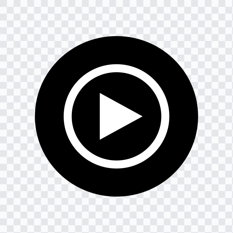 Youtube Music black icon SVG