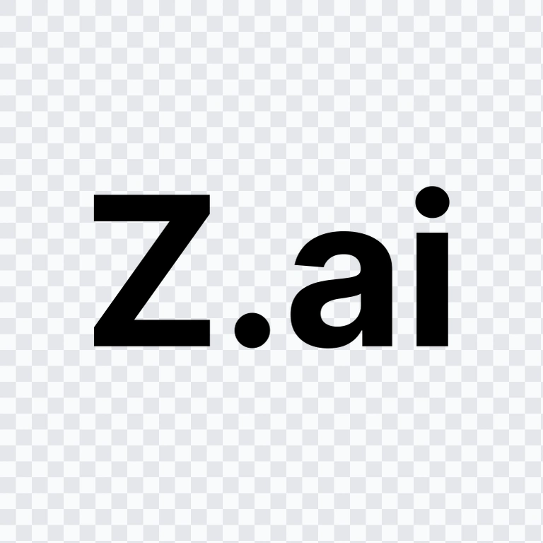 wordmark Z AI hitam SVG