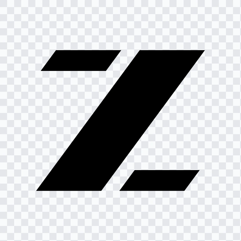 ikon Z AI hitam SVG