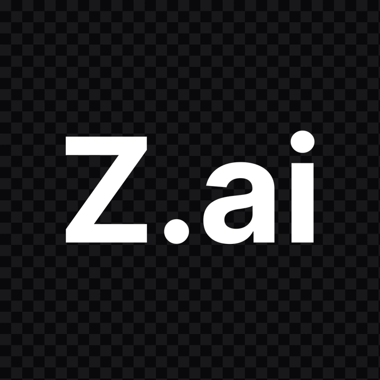 wordmark Z AI putih PNG