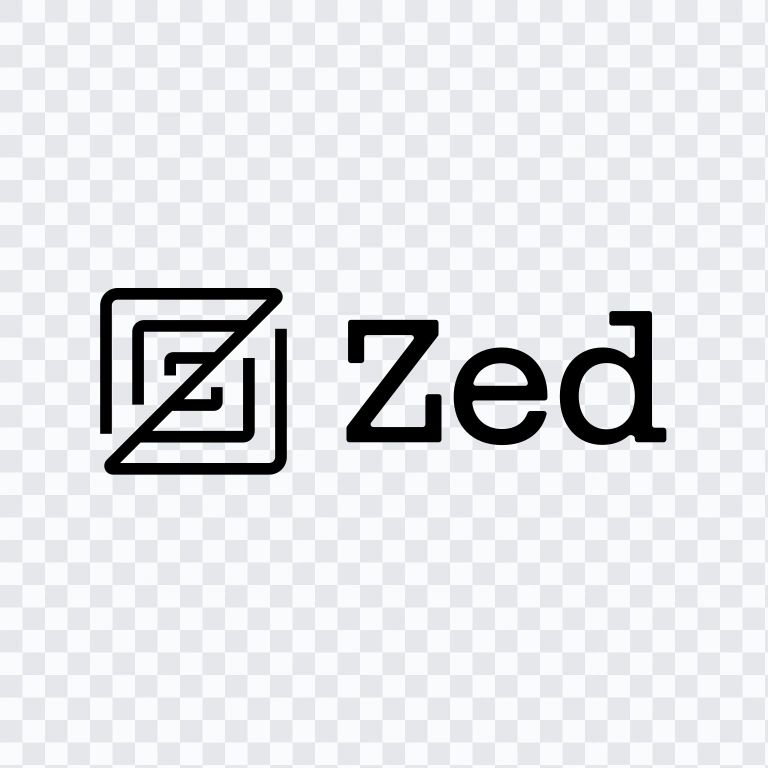 logo Zed hitam SVG