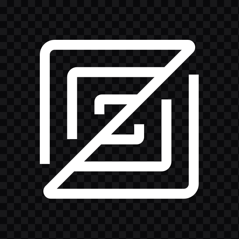 ikon Zed putih PNG