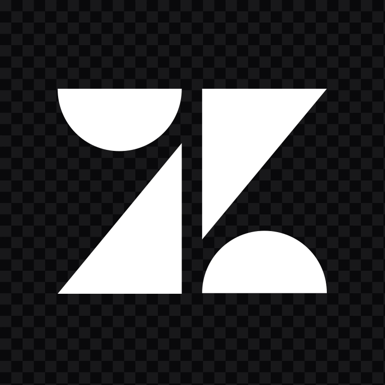 ikon Zendesk putih SVG