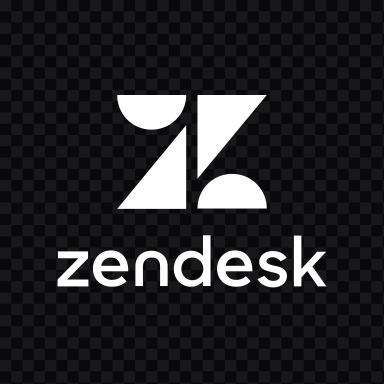 logo Zendesk putih SVG