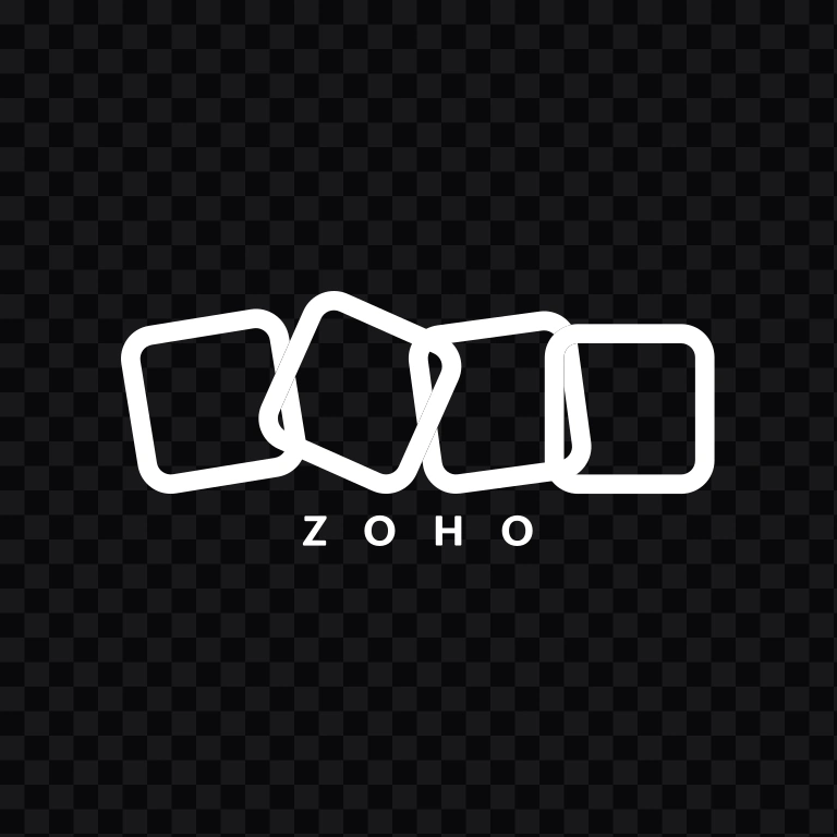 Zoho white logo SVG