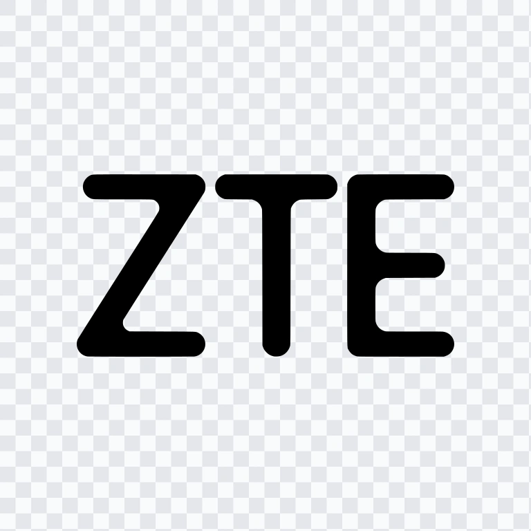 ZTE black logo SVG