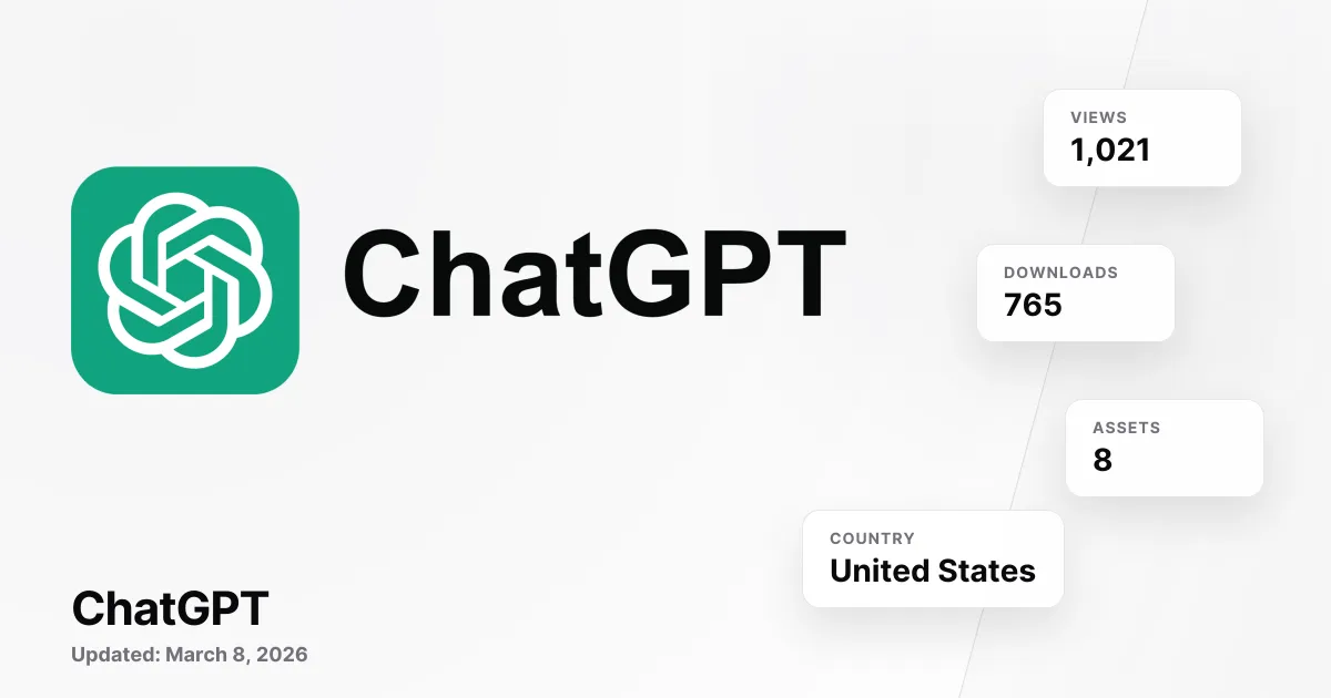 8+ Logo ChatGPT PNG & SVG Vector Kualitas HD