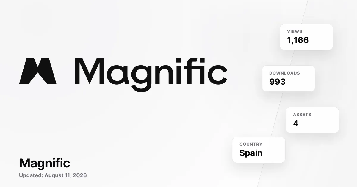 4+ Logo Magnific PNG & SVG Vector Kualitas HD