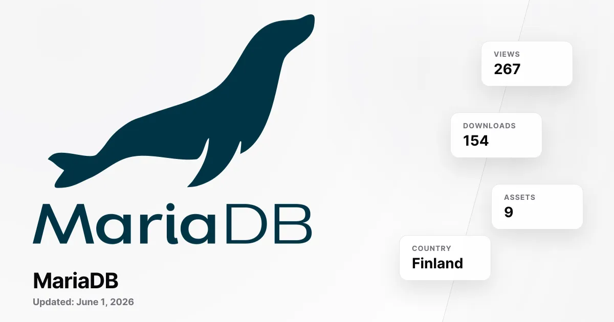 9+ Logo MariaDB PNG & SVG Vector Kualitas HD