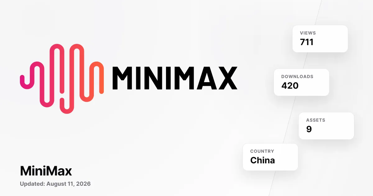 9+ Logo MiniMax PNG & SVG Vector Kualitas HD