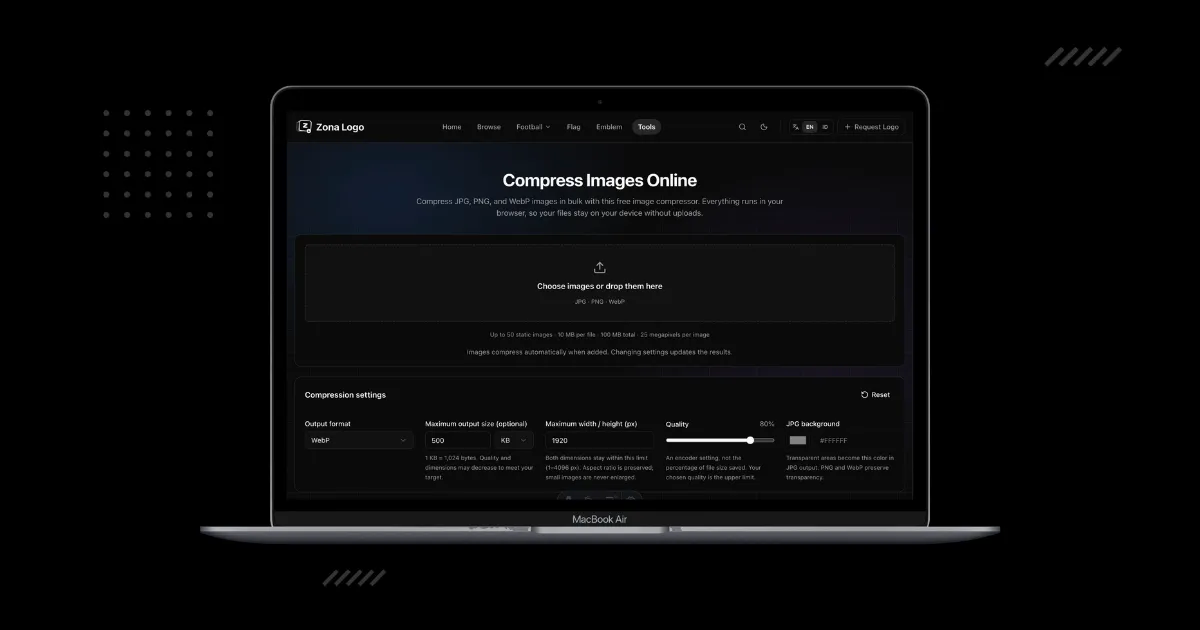 Compress Image Online — JPG, PNG & WebP | ZonaLogo